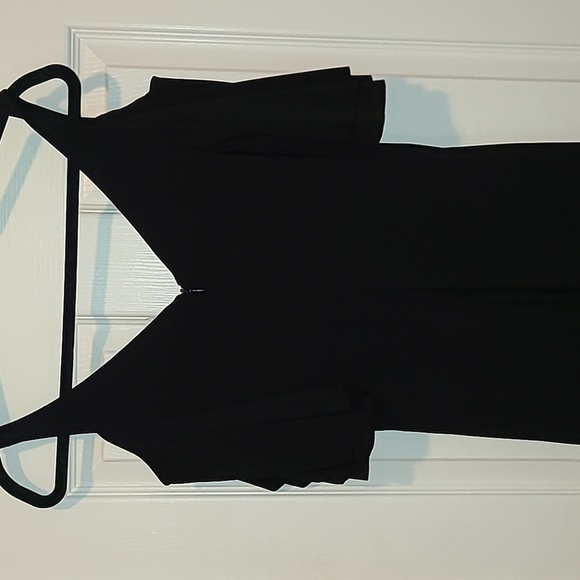 Ralph Lauren Black Cold Shoulder Gown - Picture 3 of 9